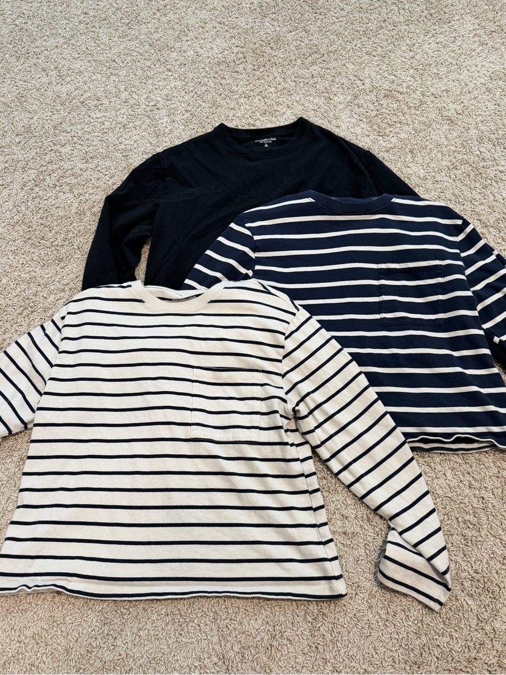 Abercrombie Essential Long Sleeve Tees